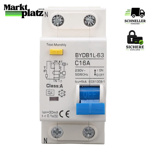 Schutzschalter 230v 30ma - fi,